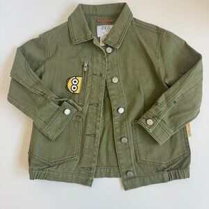 ZARA KIDS X Minions Despicable Me Jean/Denim Jacket (Size 7) - SPECIAL EDITION!
